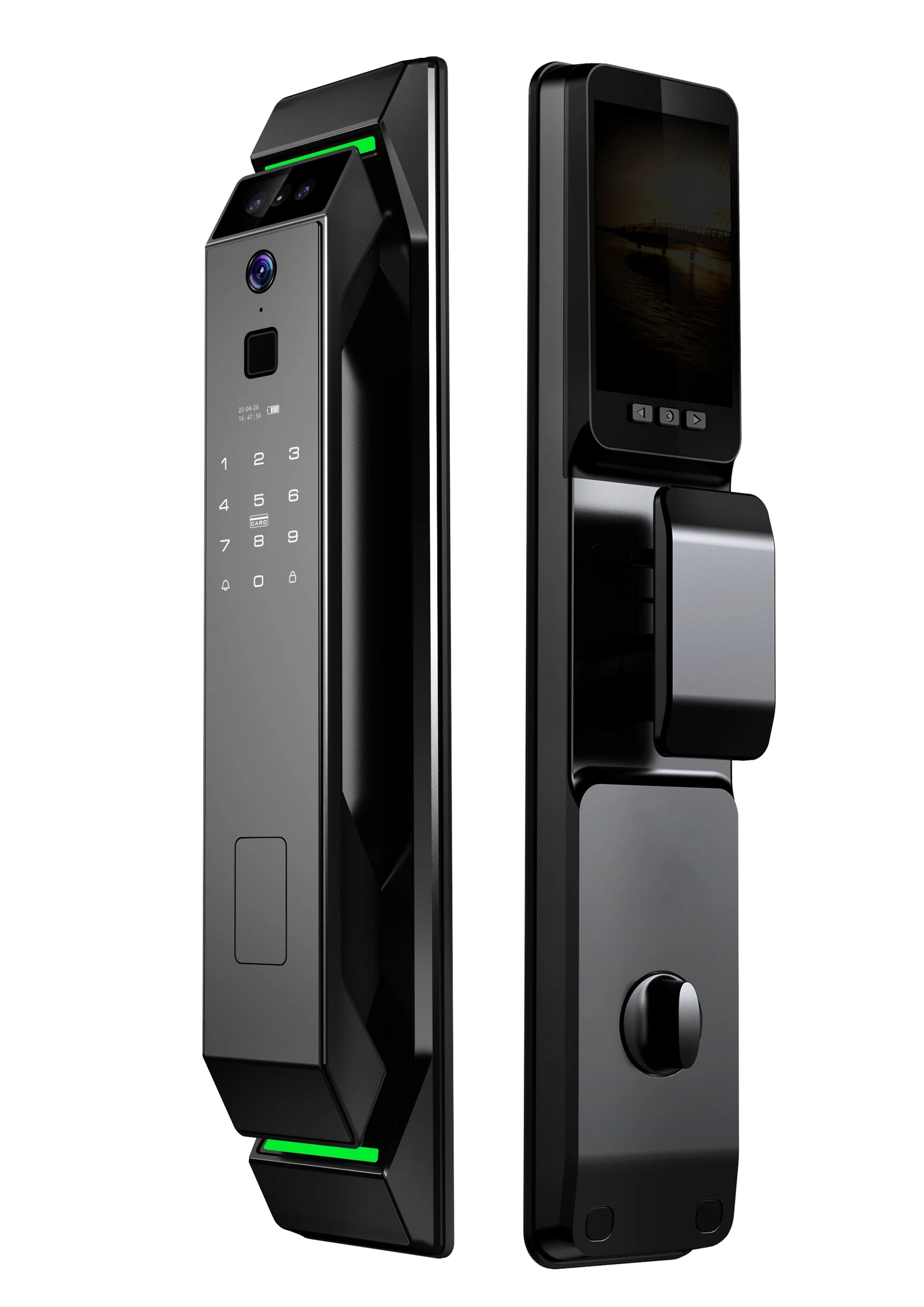V2 Smart Lock side and handle details