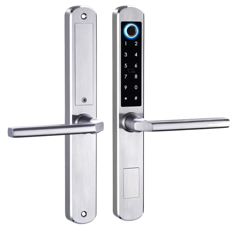 V3 Stainless Pro Smart Lock in silver