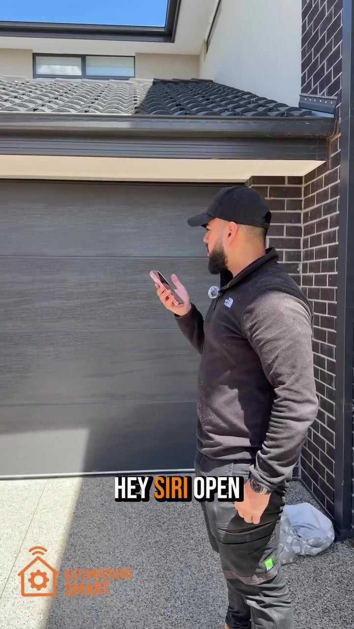 Connected V2 smart lock and garage automation installation