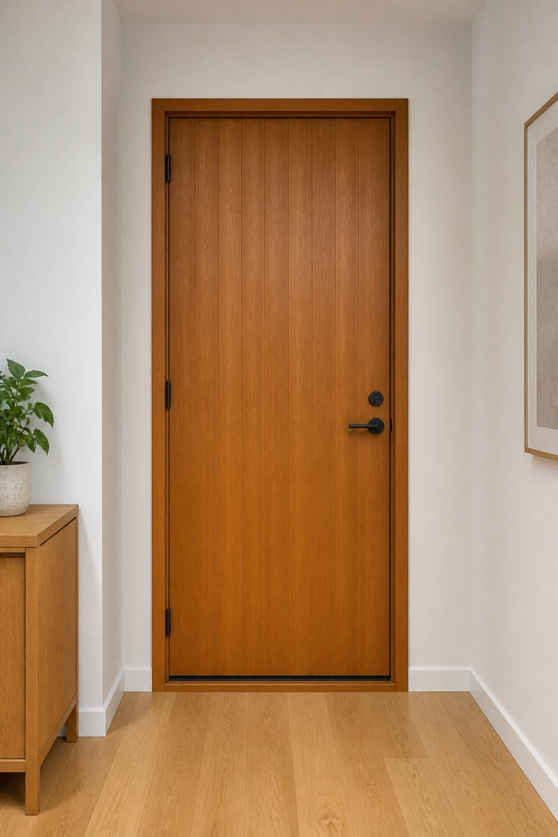 Example showing how to photograph the full inside of an entrance door