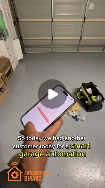 Original Cranbourne smart-garage installation reel cover