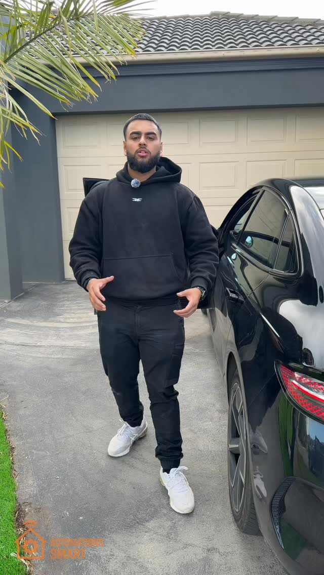 Open the garage from the car