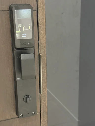 Smart lock installation photo shared by Nexus Group with their Google review