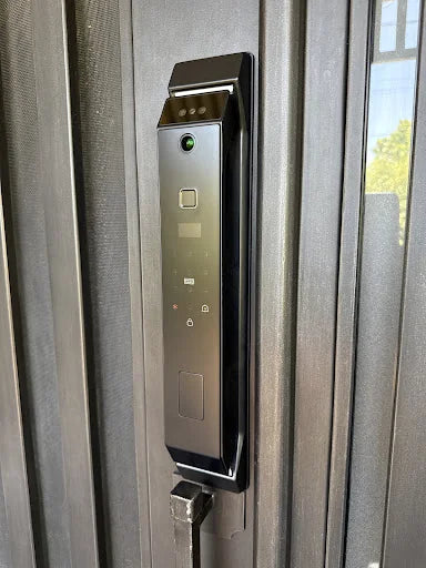 Smart lock installation photo shared by Paul Cocco with his Google review