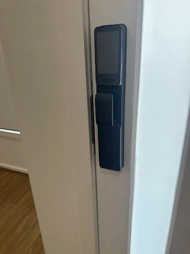 Smart door-lock photo shared by samit maharjan with his Google review